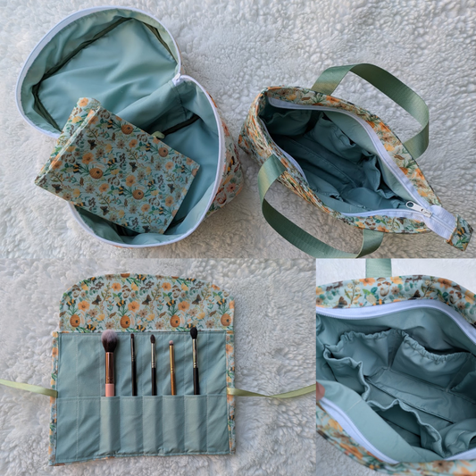 MADE TO ORDER: Three Piece Travel Bag Set