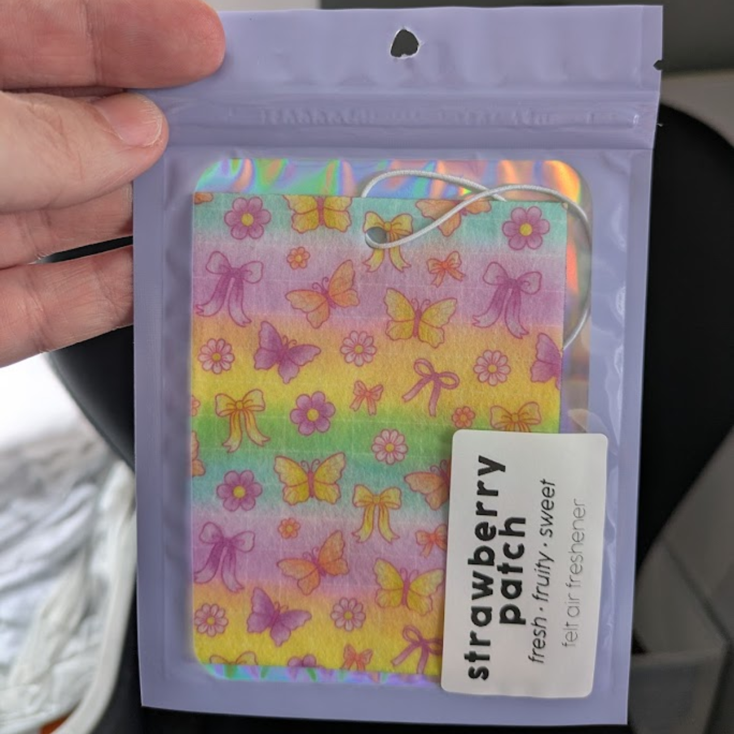 READY TO SHIP: Strawberry Patch Felt Air Freshener