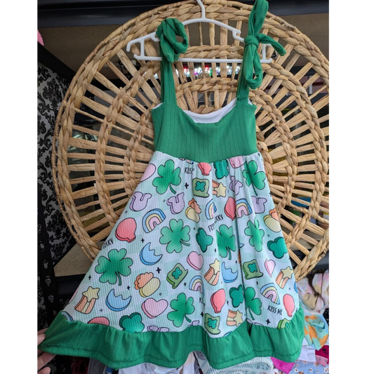 READY TO SHIP: 2T Flora Dress with Ruffle