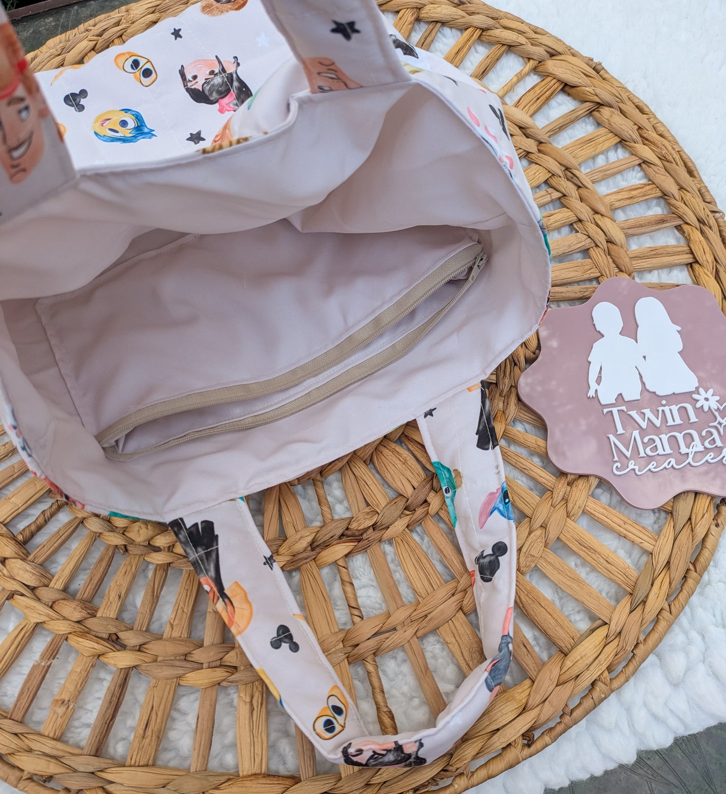 READY TO SHIP: Tote Bag with Zipper Pouch