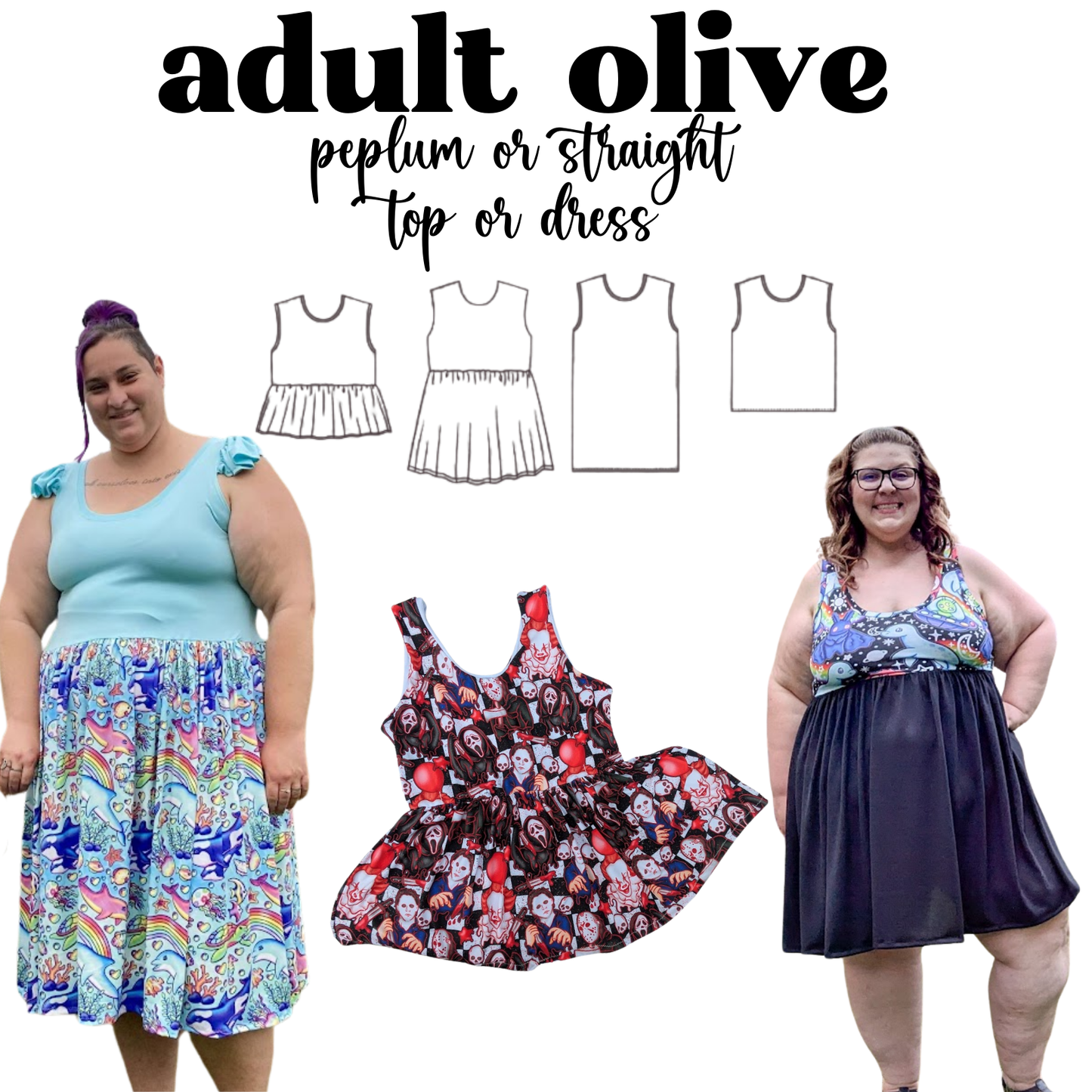 MADE TO ORDER: Adult Olive Tank or Dress
