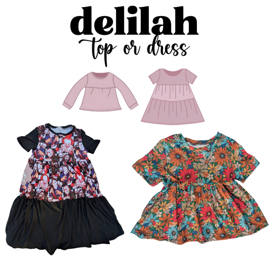 MADE TO ORDER: Delilah Top or Dress