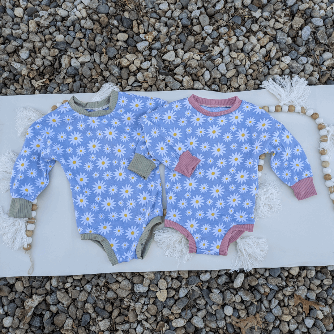 READY TO SHIP: 9-12m Sweater Romper