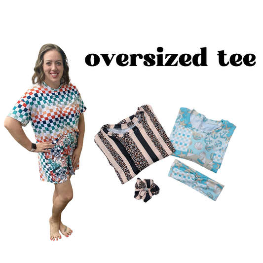 MADE TO ORDER: Adult Oversized Tee or Crop