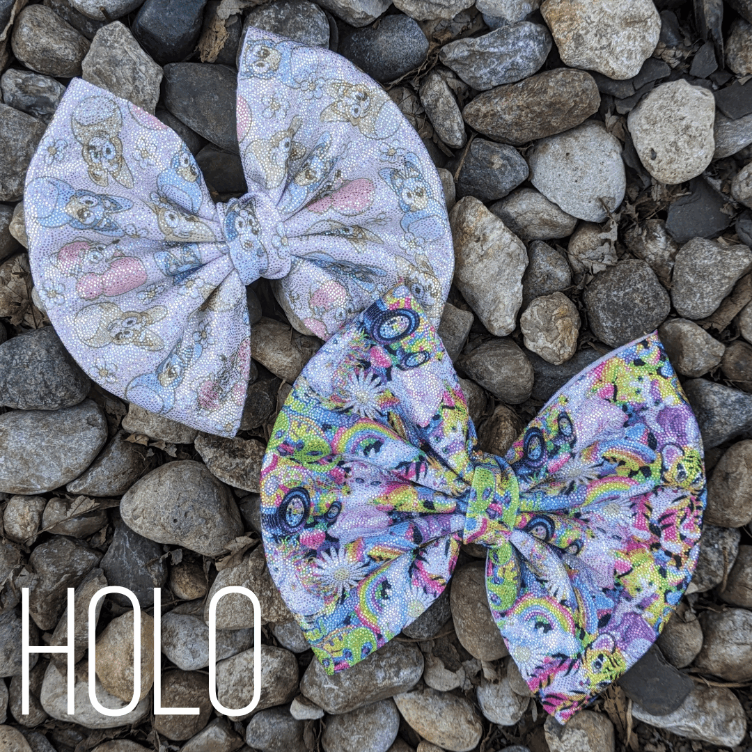 MADE TO ORDER: Custom Printed Large Fabric Bow