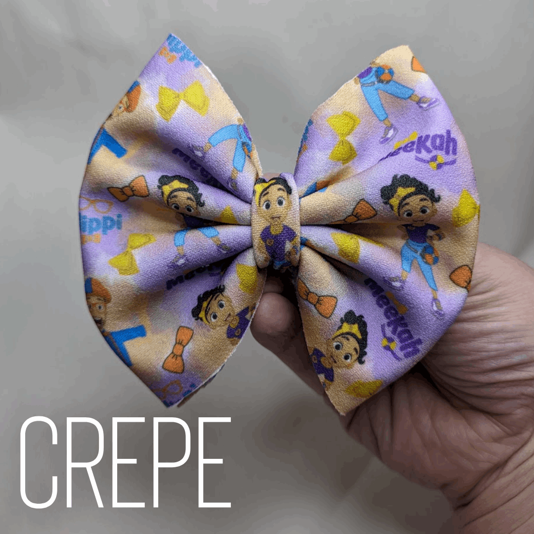 MADE TO ORDER: Custom Printed Large Fabric Bow