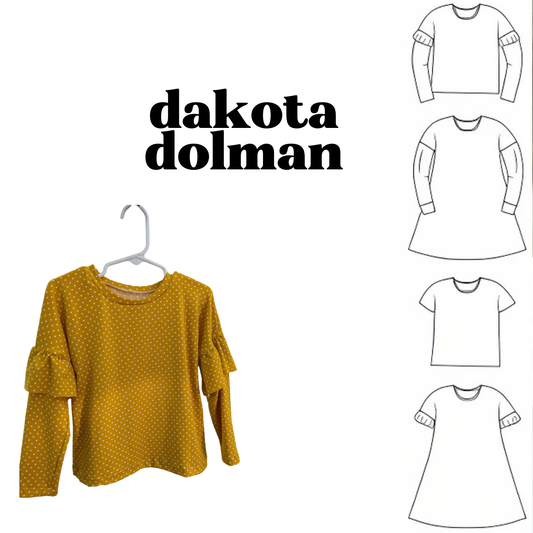 MADE TO ORDER: Dakota Dolman Top or Dress