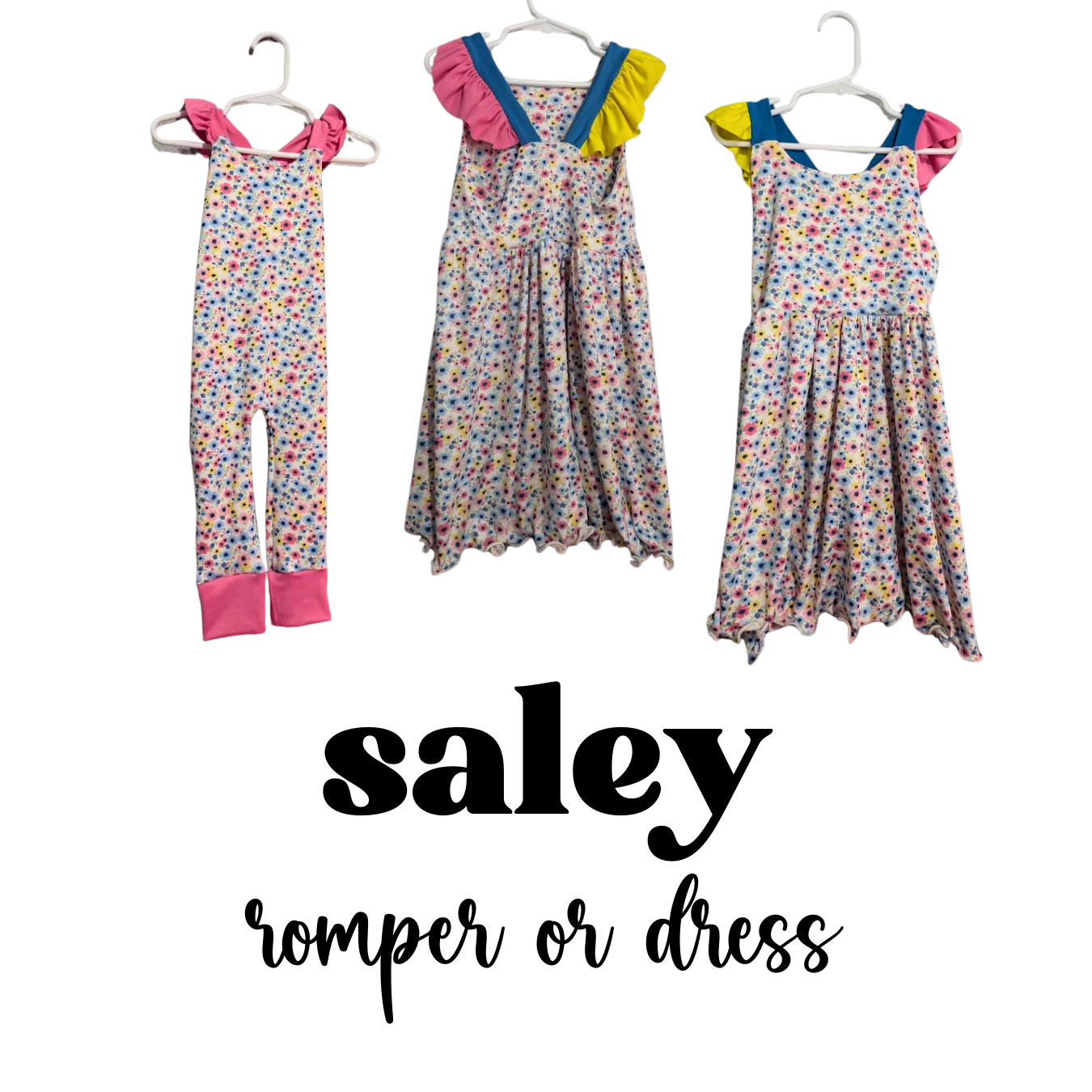 MADE TO ORDER: Saley Romper or Dress