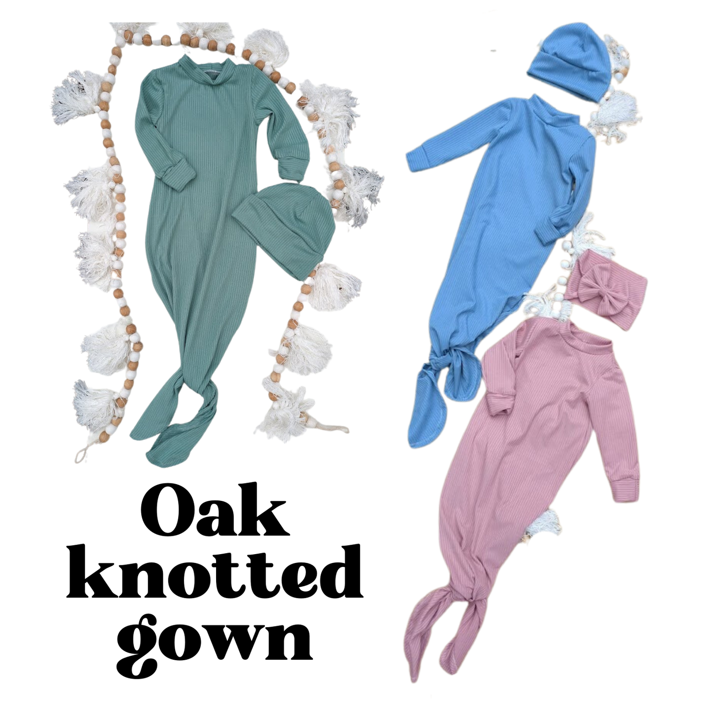 MADE TO ORDER: Oak Knotted Gown