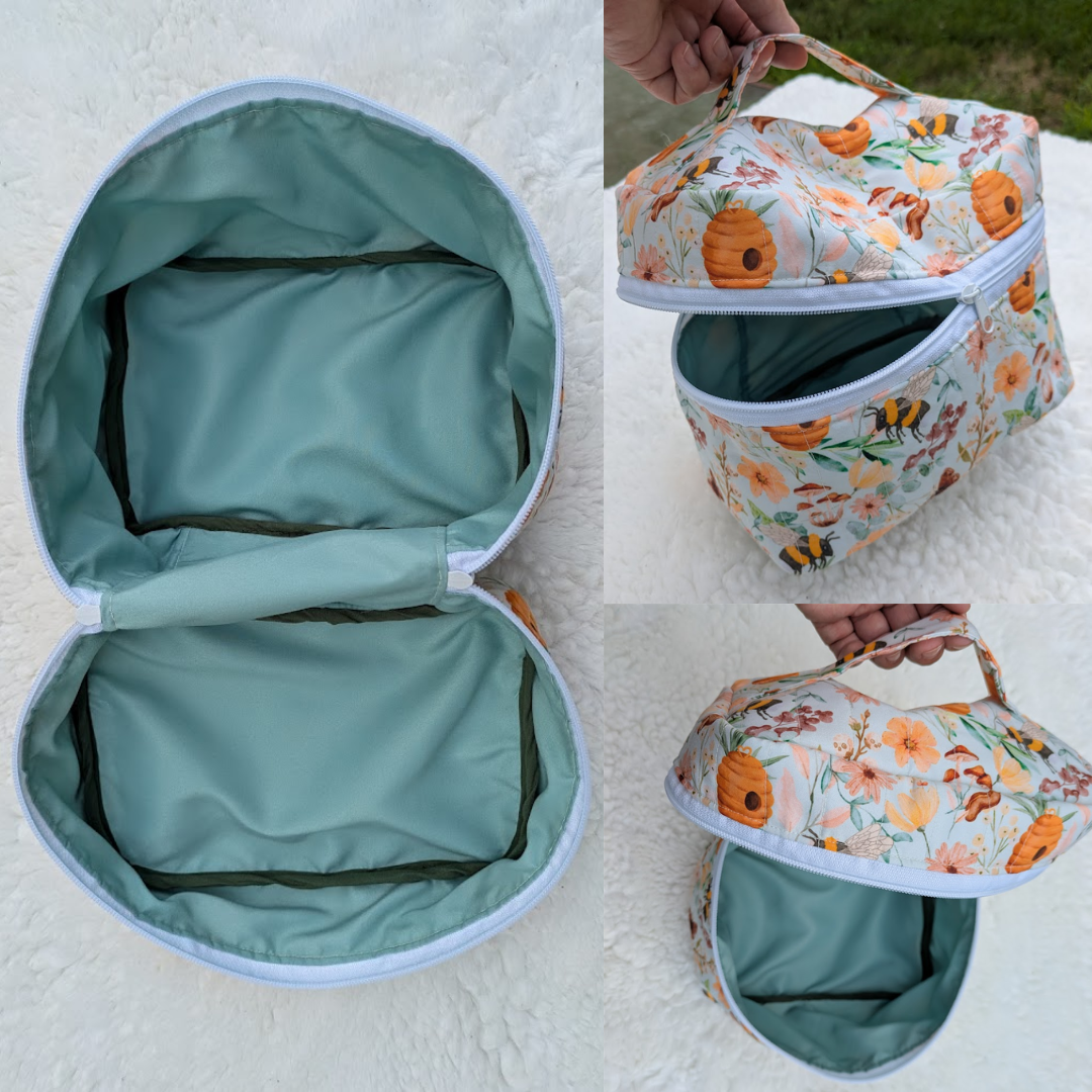 MADE TO ORDER: Three Piece Travel Bag Set