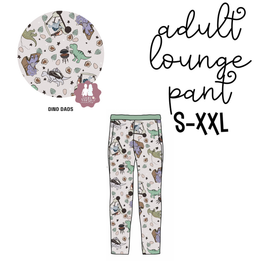 PREORDER: Dino Dads Adult Lounge Pant (closes 1/26)