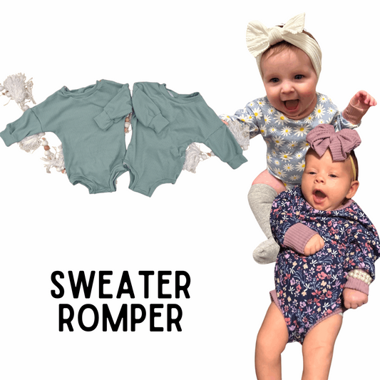 MADE TO ORDER: Sweater Romper