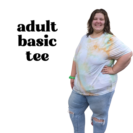 MADE TO ORDER: Adult Straight Fit Basic Tee