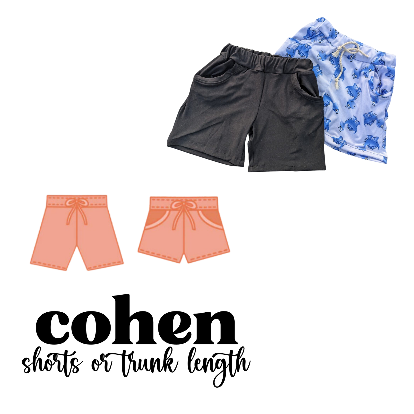 MADE TO ORDER: Cohen Shorts or Trunks