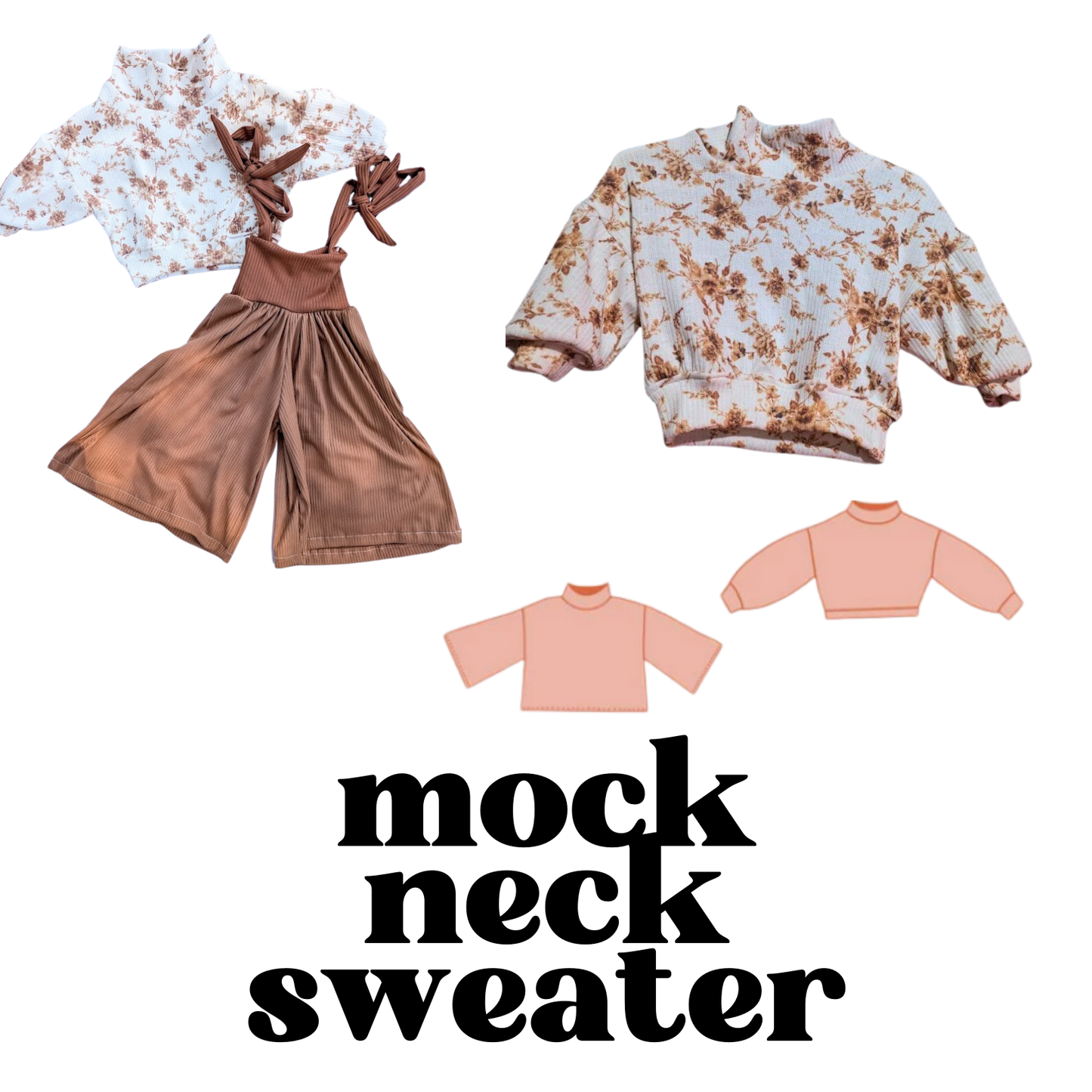 MADE TO ORDER: Mock Neck Sweater
