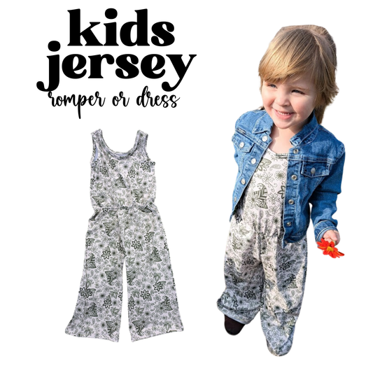 MADE TO ORDER: Children's Jersey Romper