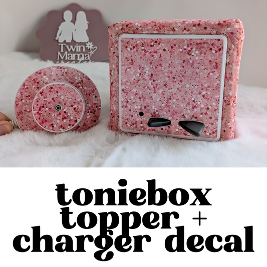 MADE TO ORDER: Toniebox Topper + Charger Decals