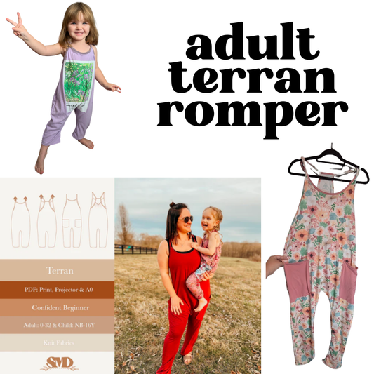 MADE TO ORDER: Adult Terran Romper