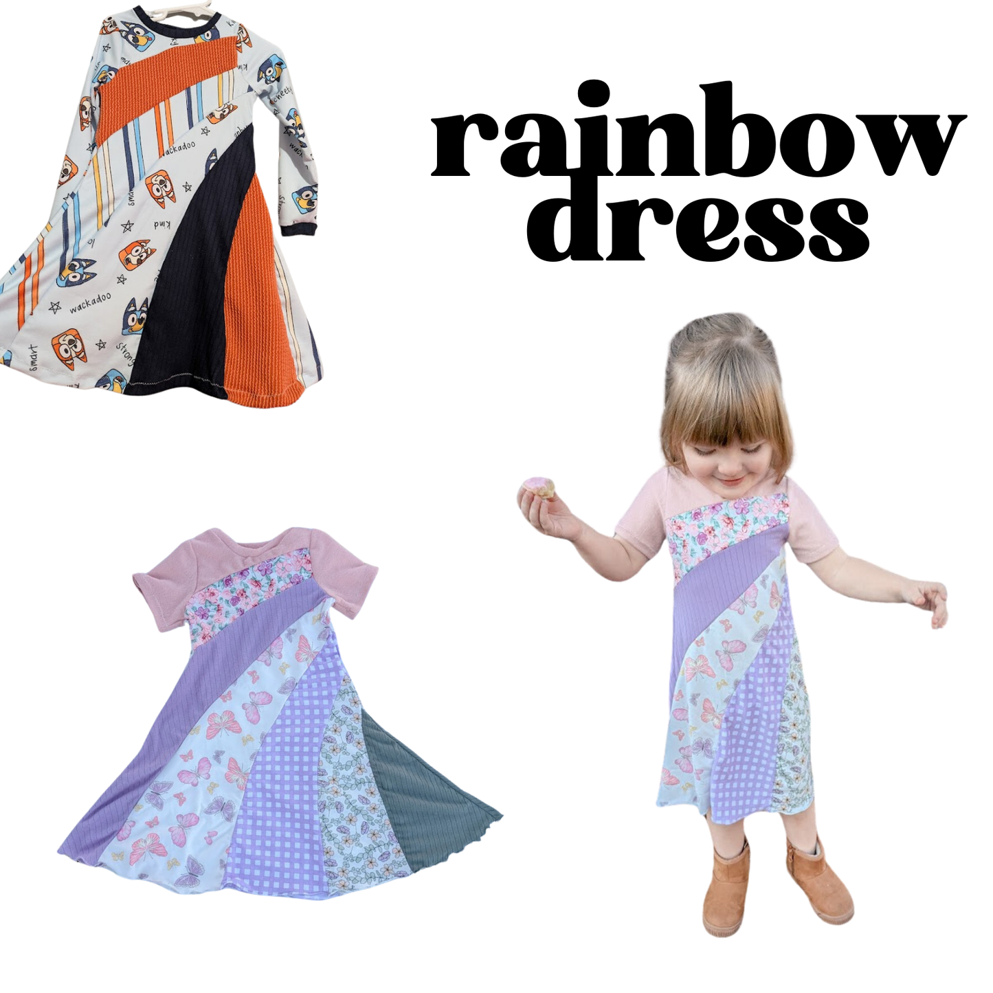 MADE TO ORDER: Rainbow Dress