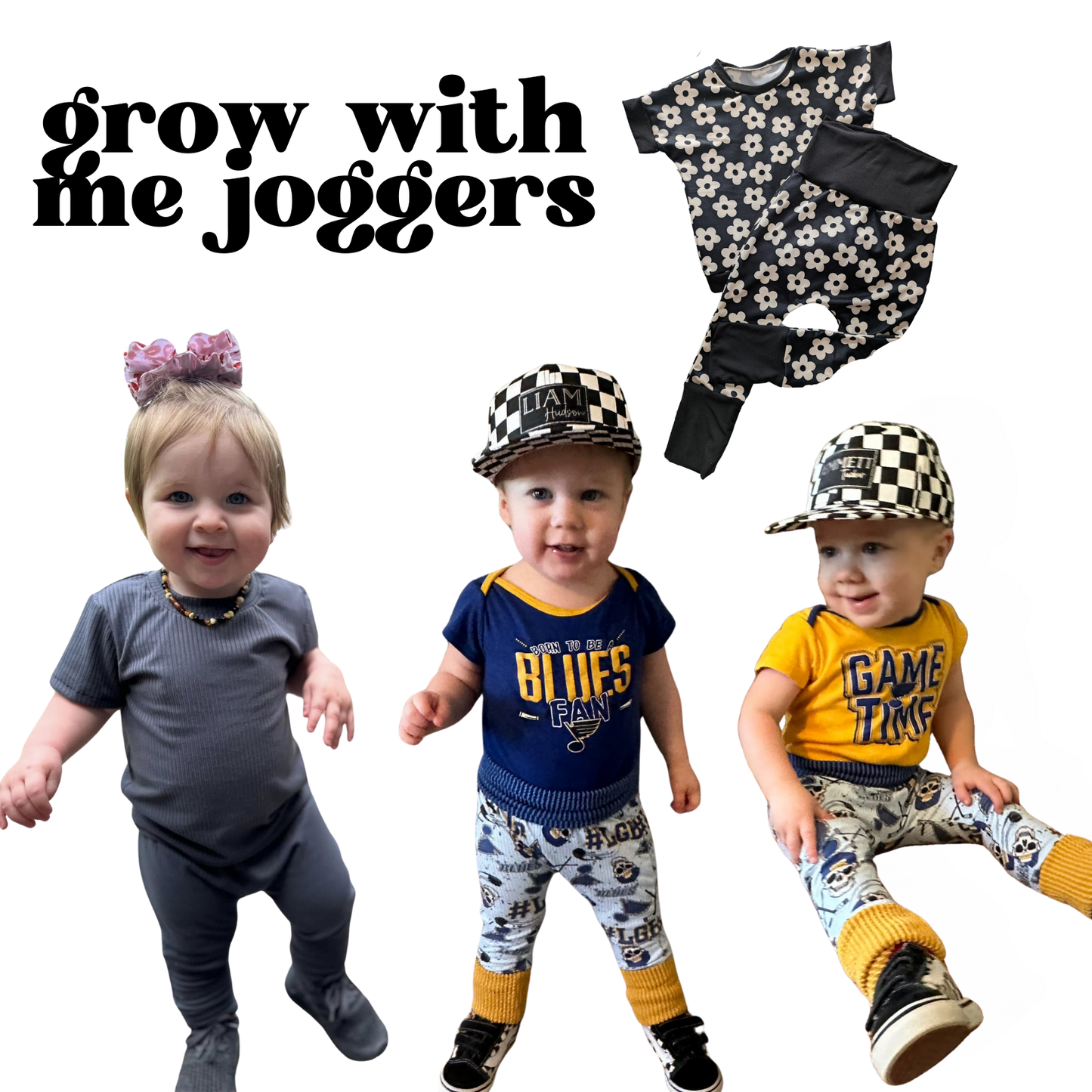 MADE TO ORDER: Grow with me Joggers