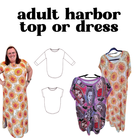 MADE TO ORDER: Adult Harbor Top or Dress