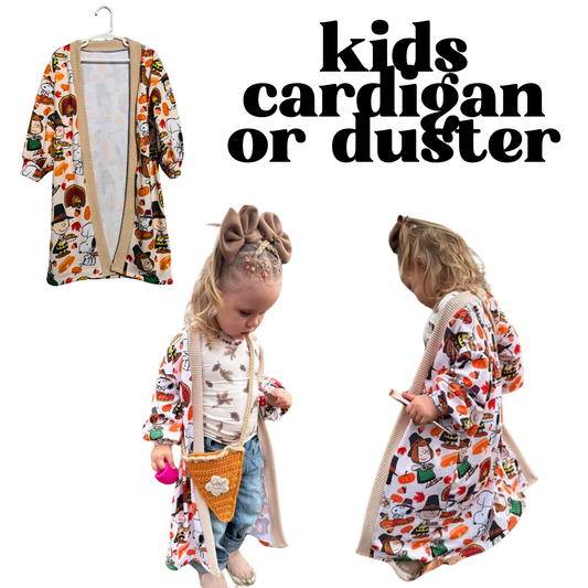 MADE TO ORDER: Children's Cardigan/Duster