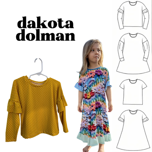 MADE TO ORDER: Dakota Dolman Top or Dress