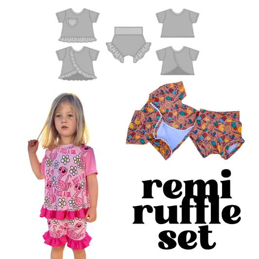 MADE TO ORDER: Remi Ruffle Set