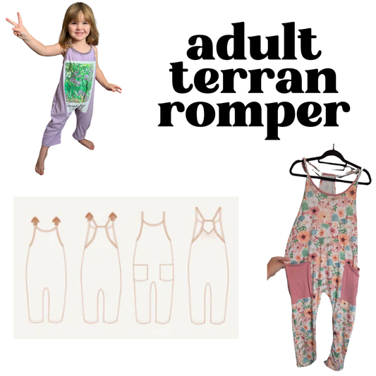 MADE TO ORDER: Adult Terran Romper