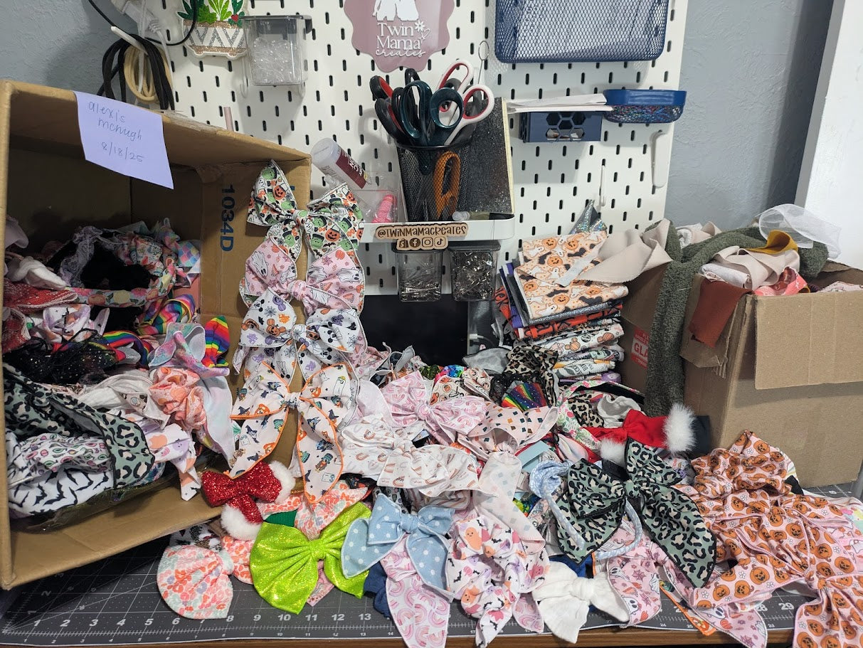 DESTASH: 13+ lbs Premade Bows