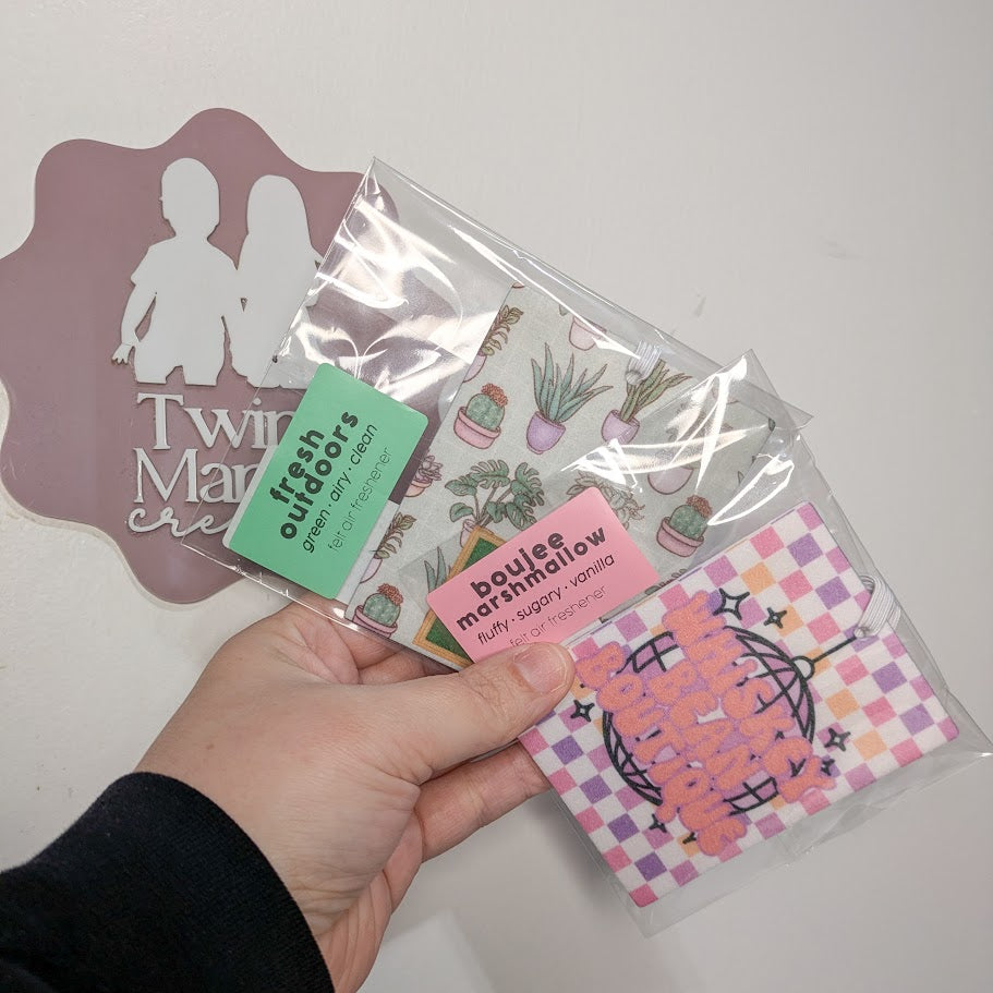 MADE TO ORDER: Reusable Felt Air Freshener