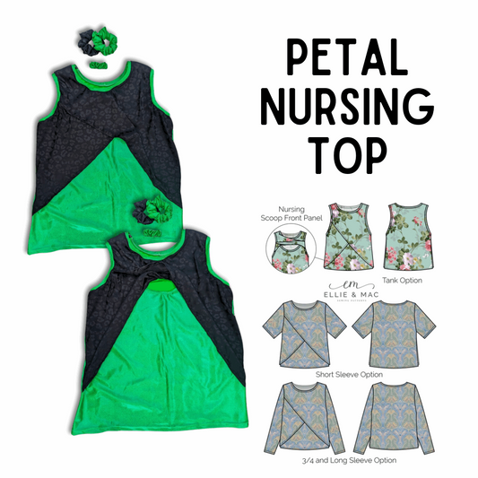 MADE TO ORDER: Petal Nursing Top