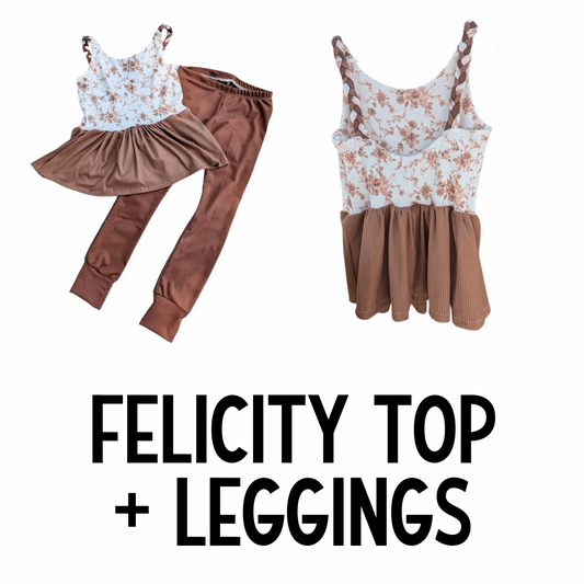 MADE TO ORDER: Felicity Top + Leggings