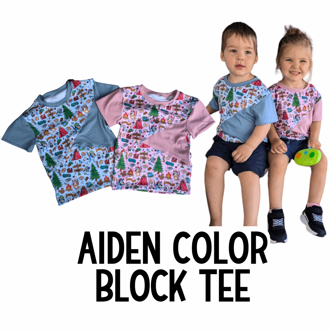 MADE TO ORDER: Aiden Color Block Tee