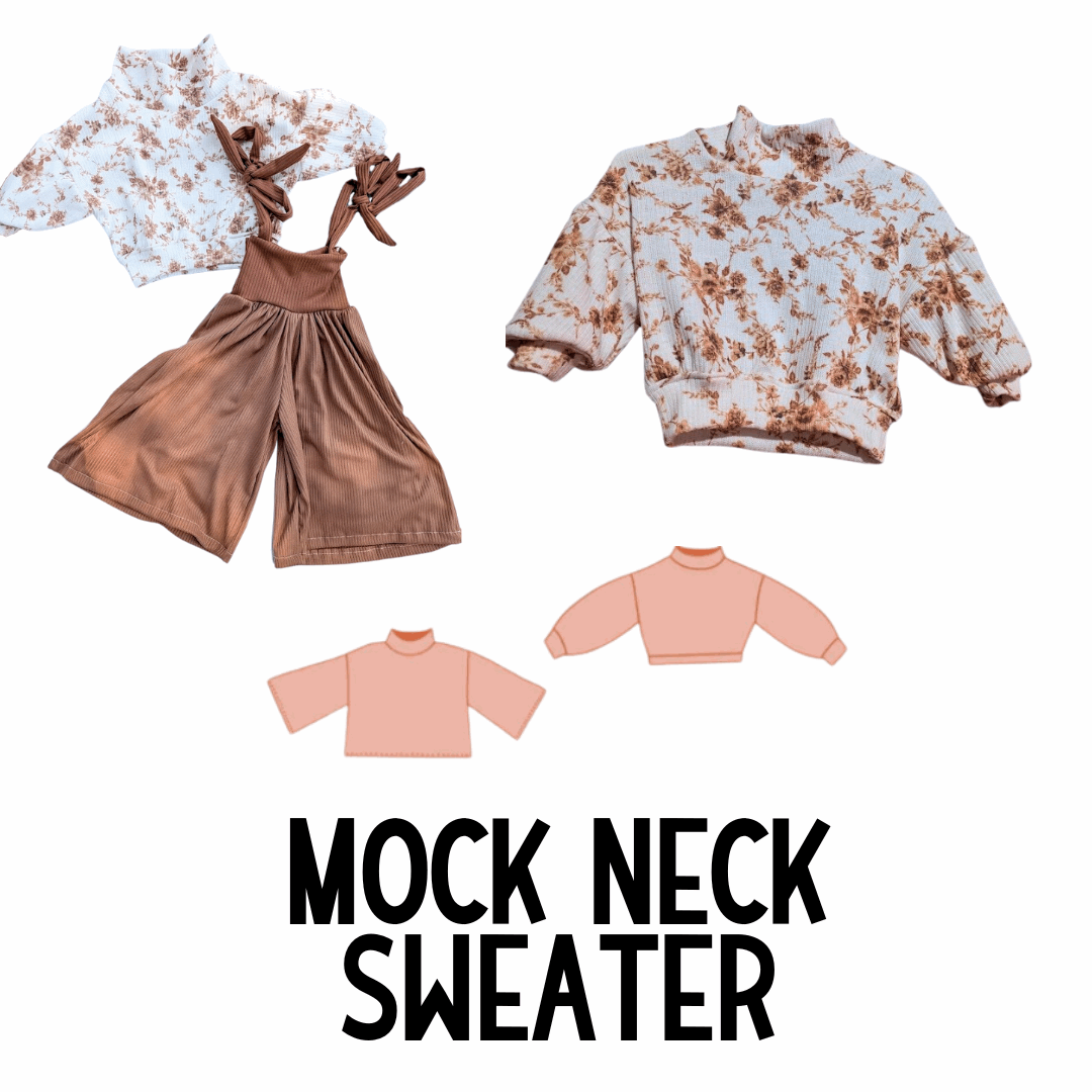 MADE TO ORDER: Mock Neck Sweater