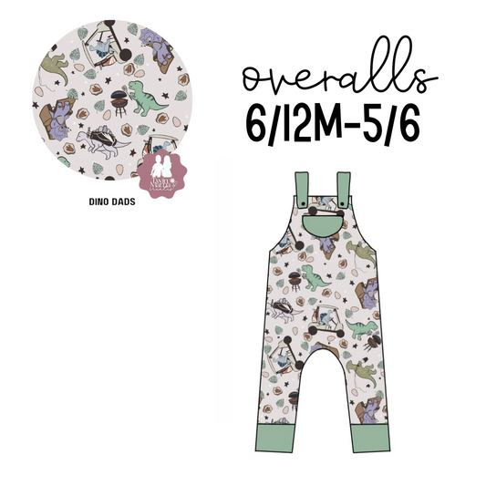 PREORDER: Dino Dads Overalls (closes 1/26)