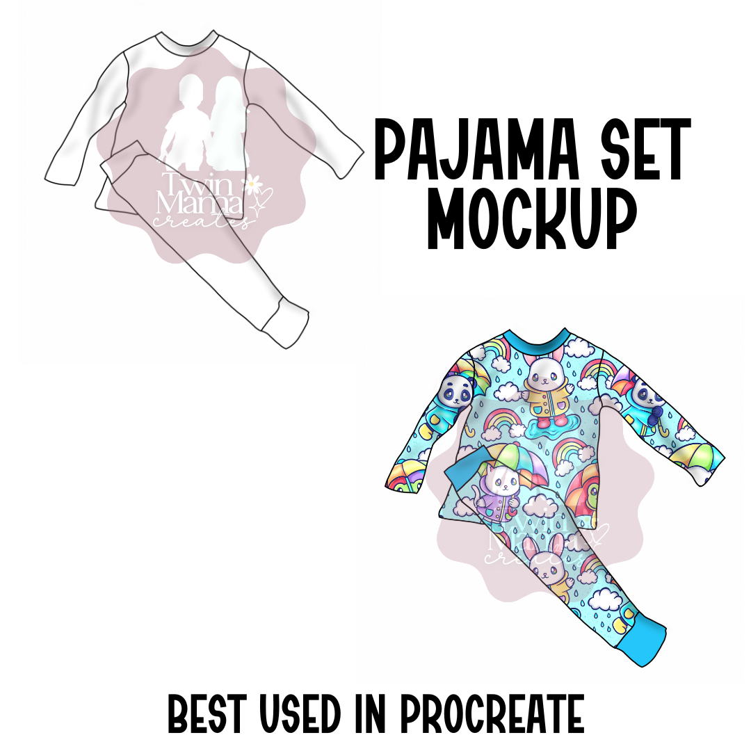 DIGITAL MOCKUP: RSD Pajama Set