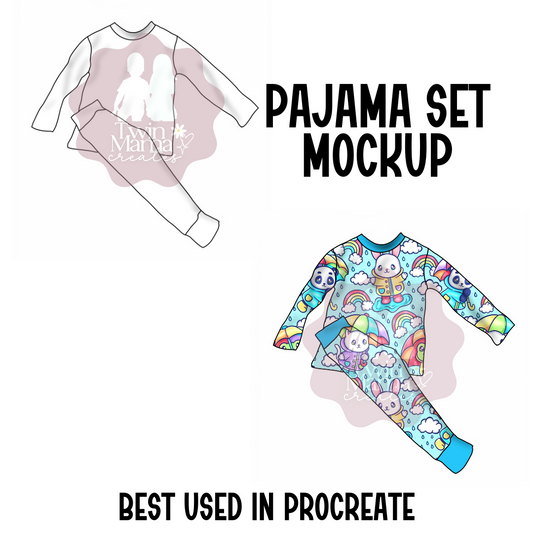 DIGITAL MOCKUP: RSD Pajama Set