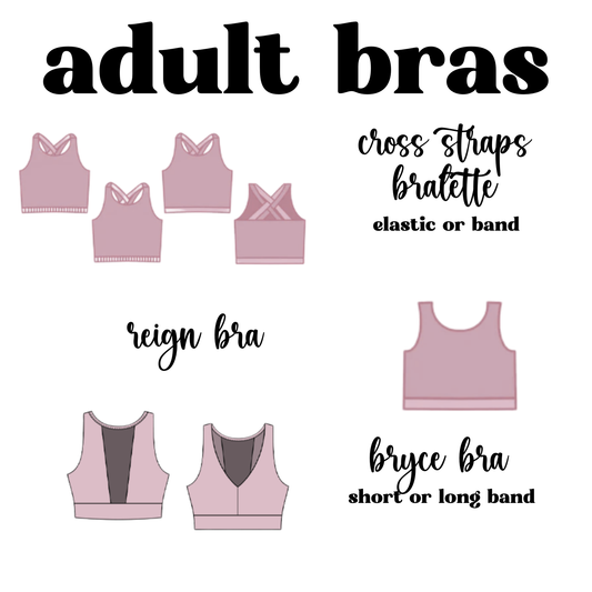 MADE TO ORDER: Adult Bras