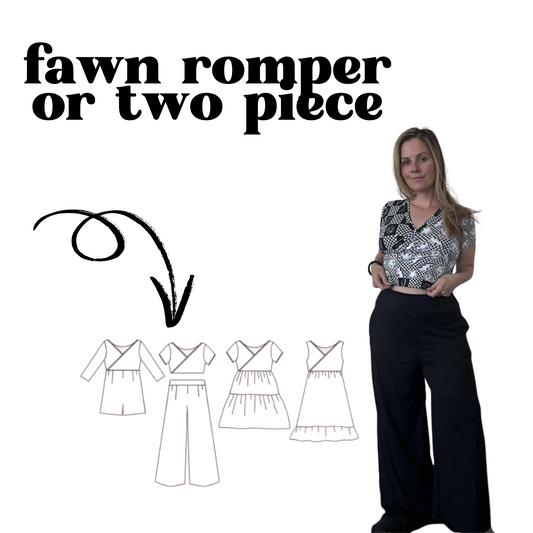MADE TO ORDER: Adult Fawn Romper or 2 Piece