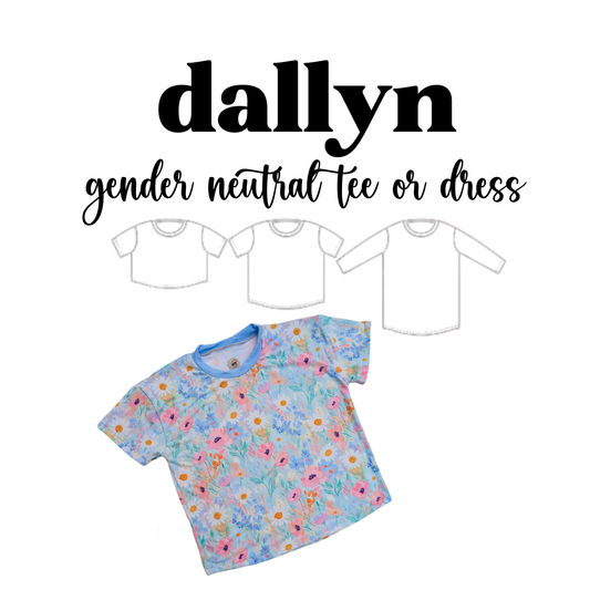 MADE TO ORDER: Kids Dallyn Tee or Dress