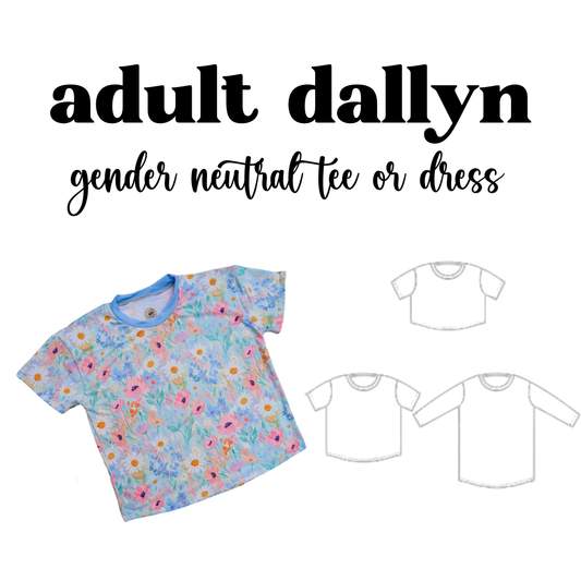 MADE TO ORDER: Adult Dallyn Tee or Dress