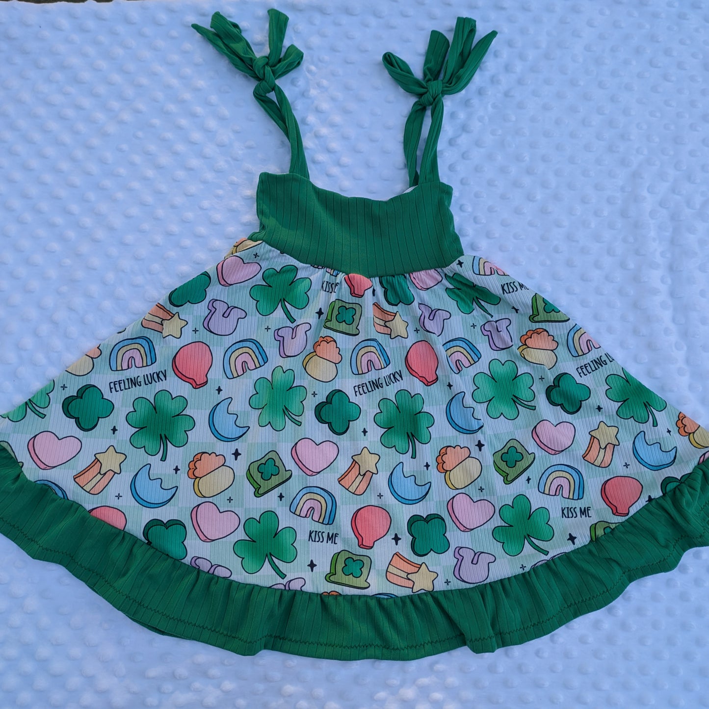 READY TO SHIP: 2T Flora Dress with Ruffle