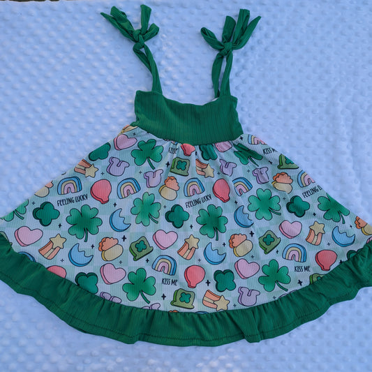 READY TO SHIP: 2T Flora Dress with Ruffle