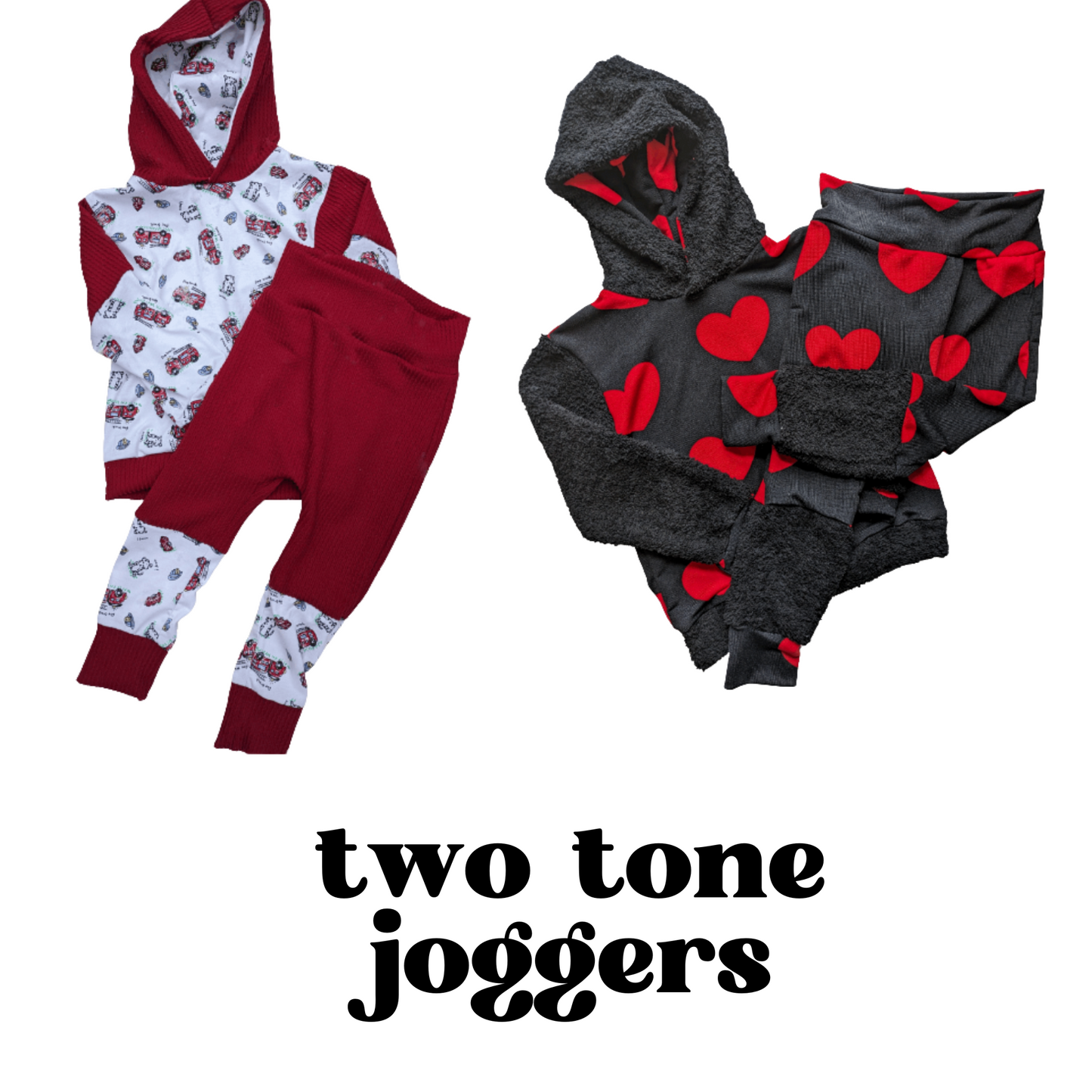 MADE TO ORDER: Two Tone Joggers